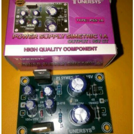 Jual Kit Power Supply Simetris 15 Volt CT 1A | Shopee Indonesia