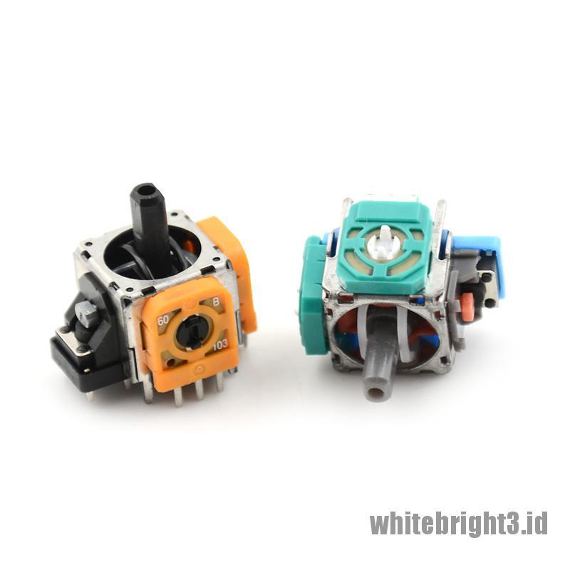 &lt; White3 &gt; 5Pcs Sensor Analog Joystick Rocker 3D 3 Pin Untuk PS4 Pro