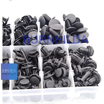 Baut Rivet Mobil Universal Car Push Pin Fasteners 350PCS Car Retainer Clips &amp; Fastener Remover - 18 Most Popular Sizes &amp; Applications Auto Push Pin Rivets Set -Door Trim Panel Clips for Toyota, Honda, Nissan,Bonus Fastener Remover mobil burnhilda