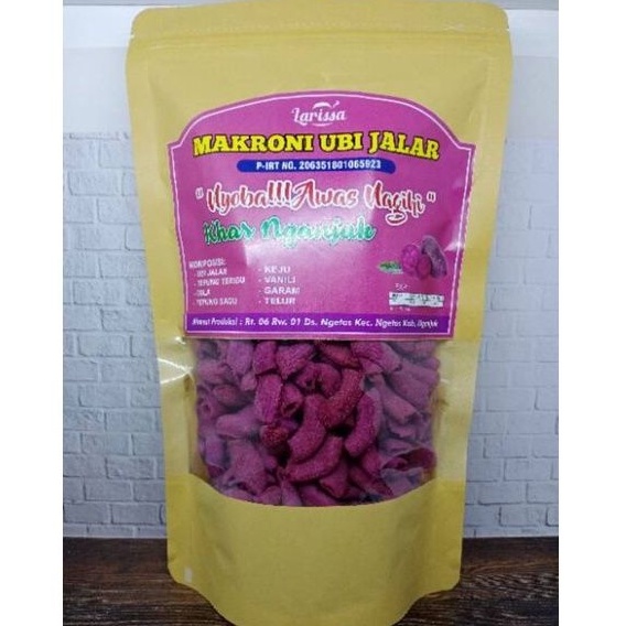 

MAKARONI UBI JALAR KEMASAN 125 GRAM