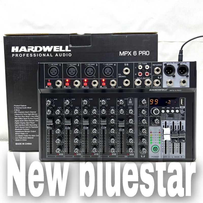 Mixer Hardwell MPX 6 PRO Original Hardwell MPX6PRO