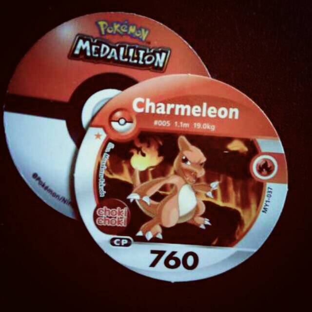 Charmeleon - Medallion Pokémon Card (kartu pokemon medalion)