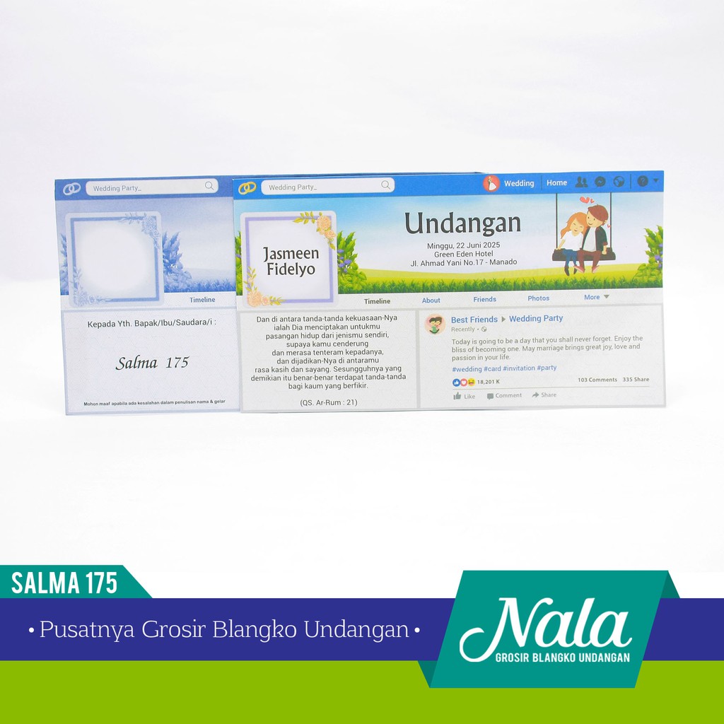 

Blangko Blangko Salma 175 + Amplop isi 100 lembar