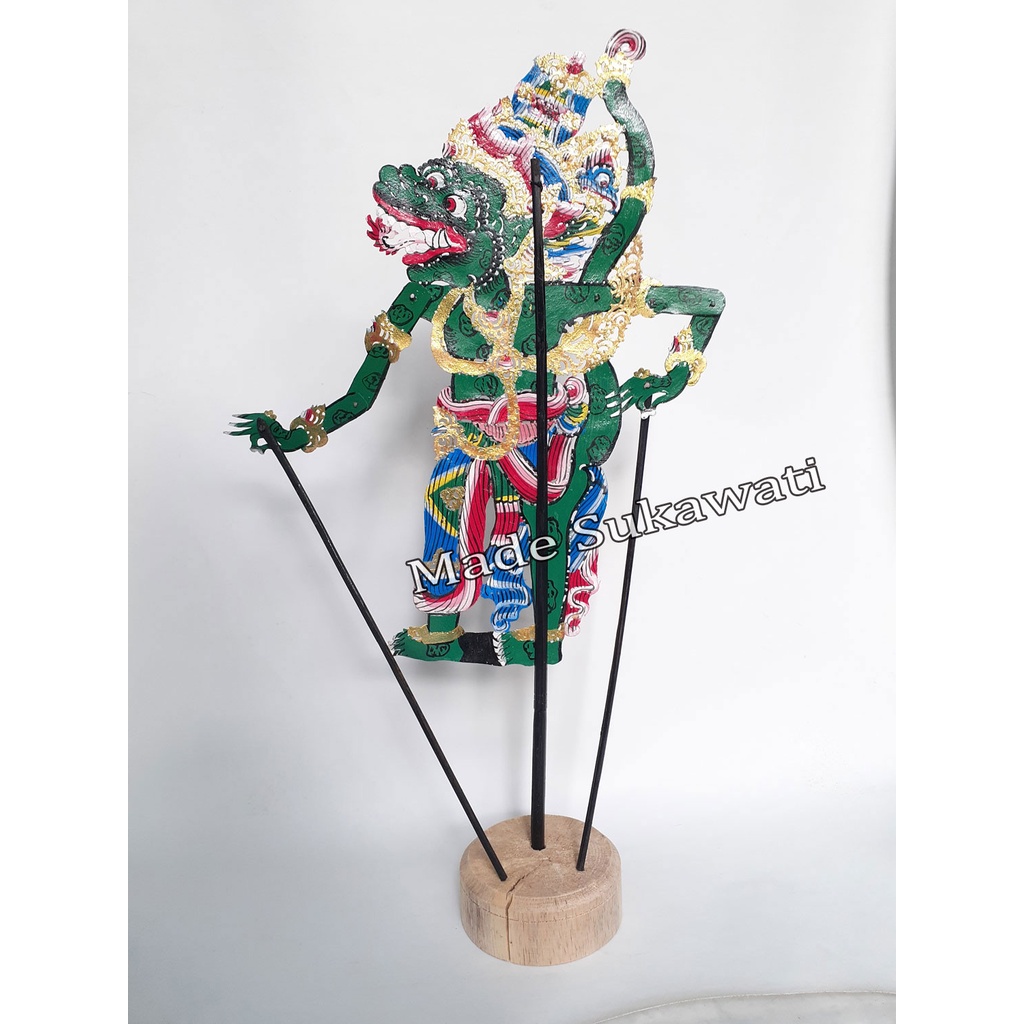 Kerajinan wayang kulit Tokoh Antaboga ukir bali Hiasan Handmade