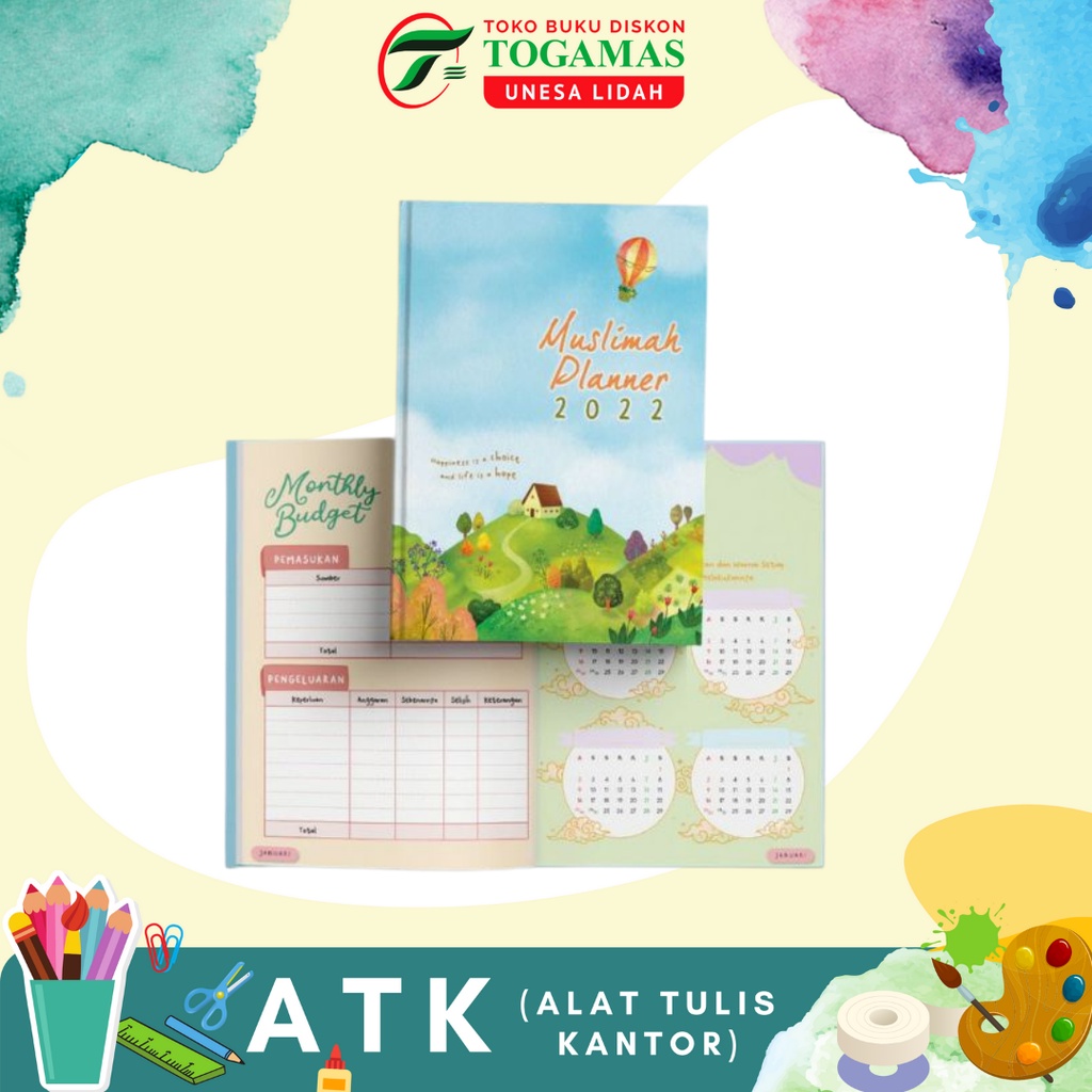 

MUSLIMAH PLANNER 2022 [HC] / READY STOCK