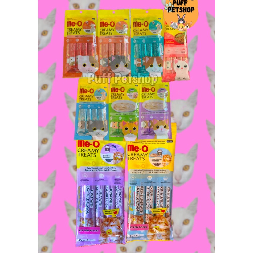 Jual Meo Snack Creamy Treats Gr Isi Pcs Meo Snacks Me O Creamy Treats Kitten Adult