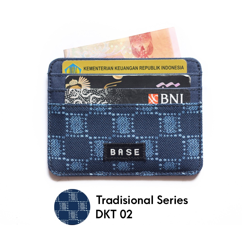 Dompet Kartu Tipis Card Holder Pria Wanita Motif Tradisional- BDKS02