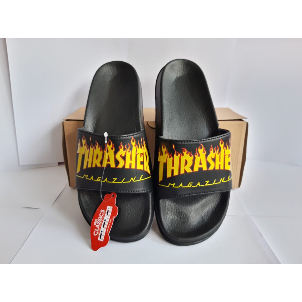 Sandal Vans Thrasher Pria Wanita Murah Sendal Pria Berkualitas Murah Sendal Sport Sandal Impor