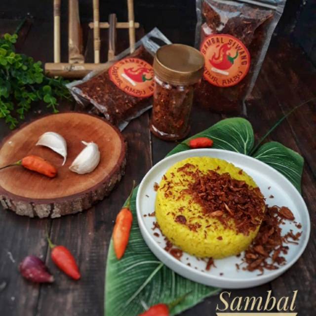 

Sambal siwang (terasi bawang)