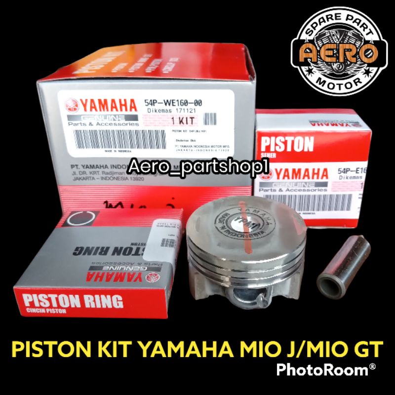 PISTON KIT RING SEHER MIO J SOUL GT 115 ORIGINAL YAMAHA ASLI
