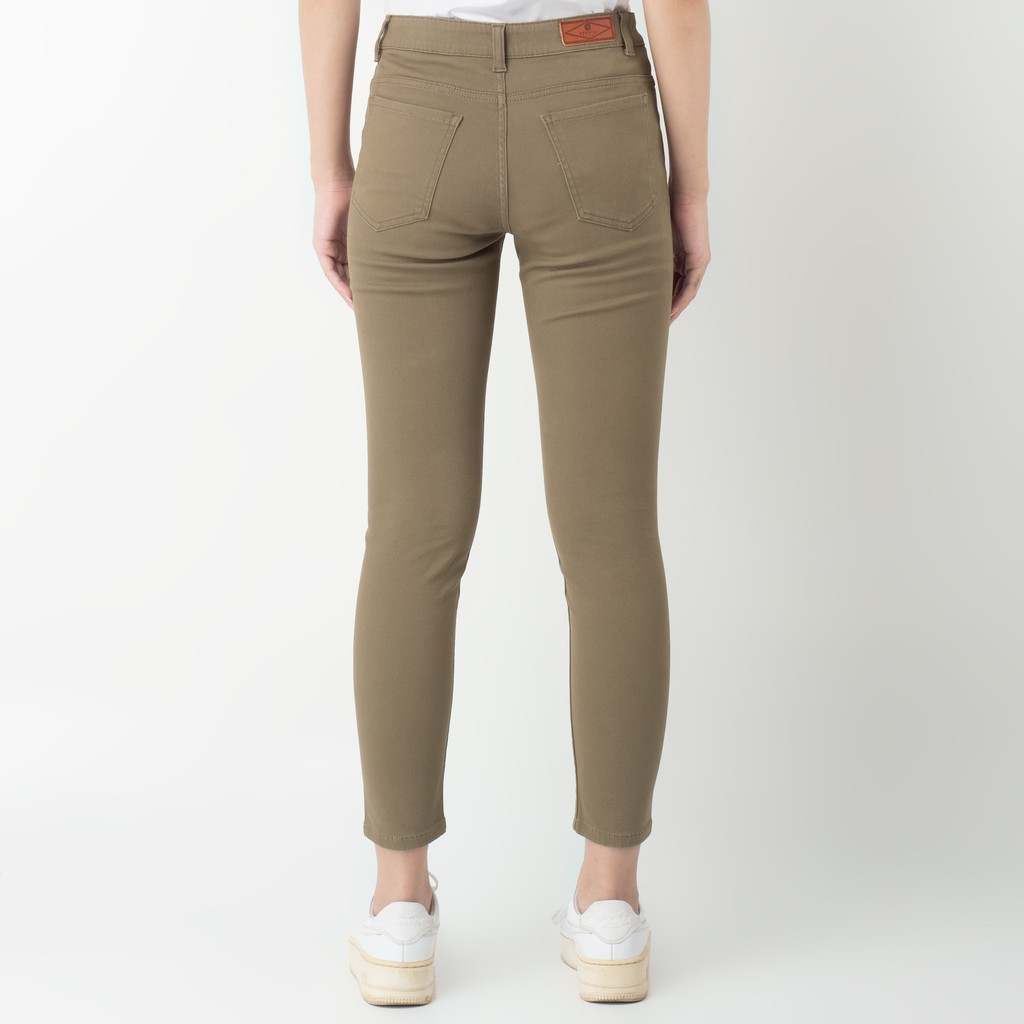 Benhill  Celana Panjang &quot;Mari&quot; Wanita Premium  Stretch  Skinny  Warna Olive 709-710-32773 / Ramayana Jatinegara