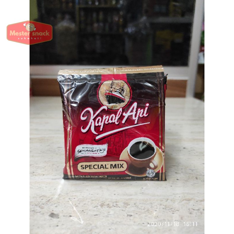 

Kopi Kapal Api Spesial Mix Renceng 25 gram (1 renceng isi 10 pcs)