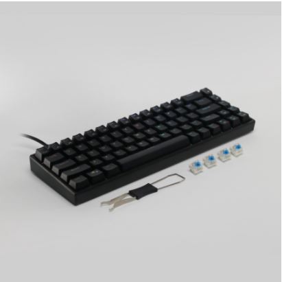 Keyboard gaming rexus wired Usb 2.0 mechanical 68 keys tkl 60% 60 percent rgb free switch daiva d-68 rx-d68