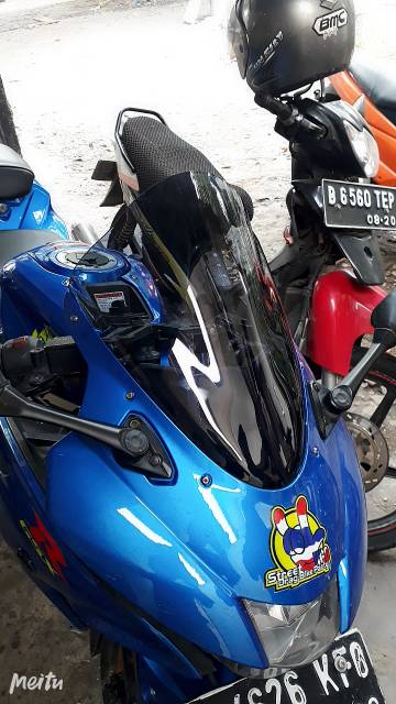 WINDSHIELD GSX FULL JENONG VISOR GSX FULL JENONG TRBAL 3MILI