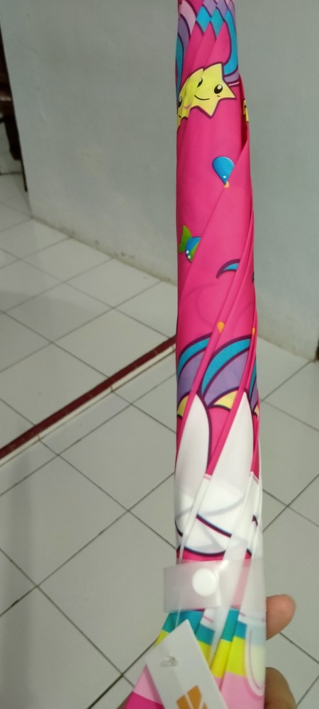 Jktumbrella / Payung Anak Unicorn / Tongkat / Dof / Plastik - 1171