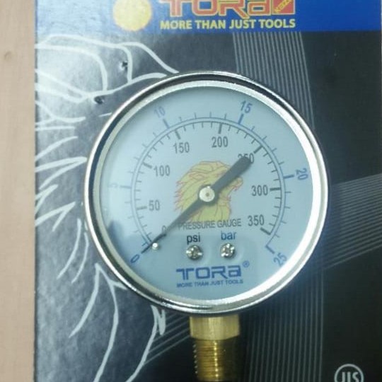 Jual PRESSURE GAUGE TORA 25 BAR/PRESSURE GAUGE 25 BAR/ALAT UKUR