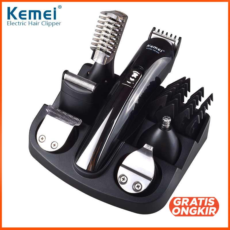 Alat Cukur Elektrik 6 in 1 Hair Trimmer Shaver - KM-600