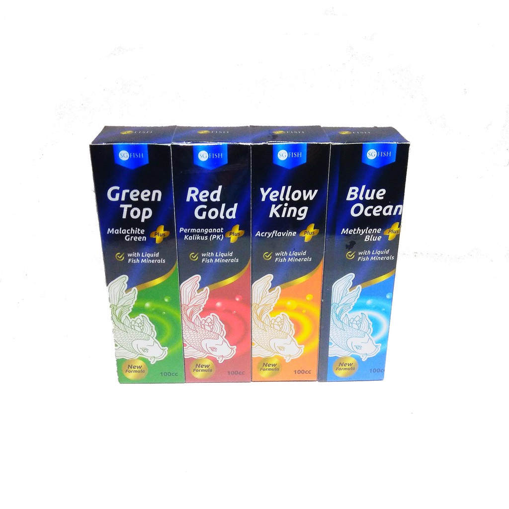 SG FISH BLUE OCEAN METHLYNE BLUE PLUS Obat Biru Ikan 100CC