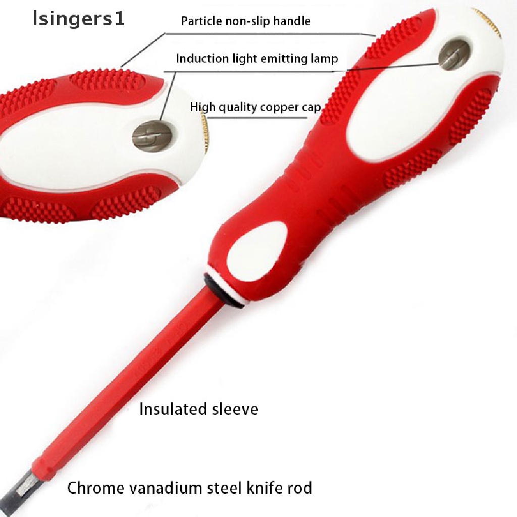 (lsingers1) 2in1 Obeng Tes Pen Deteksi Tegangan Listrik 1000V