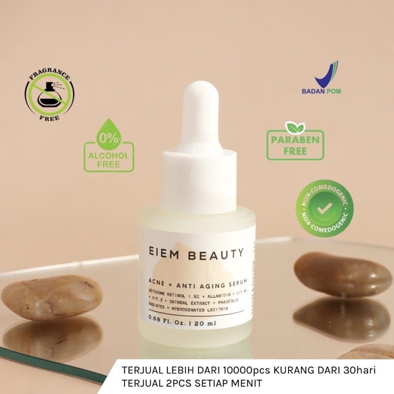 EIEM BEAUTY ACNE+ANTI AGING SERUM, ACTOSOME RETINOL 1,5% / SERUM RETINOL EIEM / SERUM ACNE EIEM