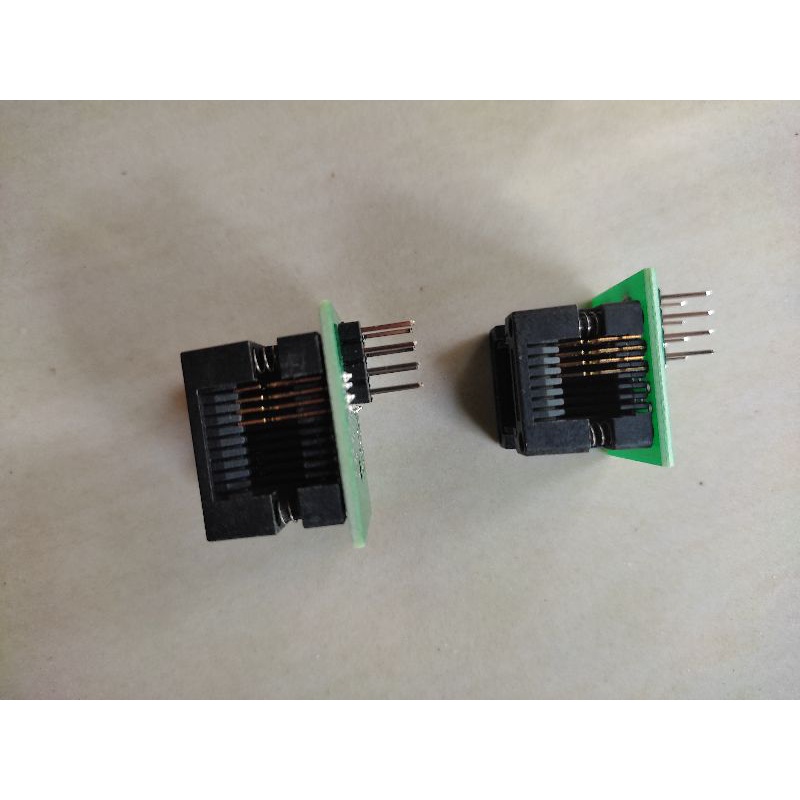 SOCKET SOKET ADAPTER SOIC8 SOP8 KE DIP8 150mil / 200mil  SOKET SOCKET PROGRAMMER ADAPTER CH341 CH341A WINBOND IC MEMORY DLL