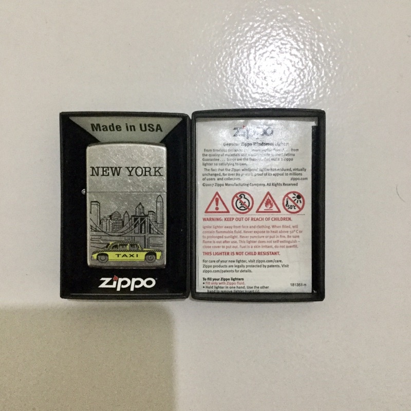 ZIPPO PLANETA NEW YORK TAXI TAHUN 2016 ORIGINAL US