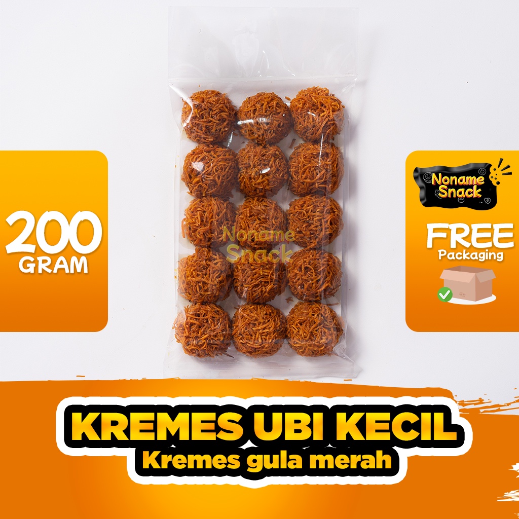 NoName Snack - Ubi Kremes Cemilan Grosir 200Gr