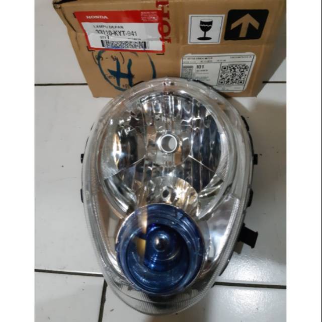LAMPU DEPAN REFLEKTOR SCOOPY KARBU ORI AHM 33110-KYT-941