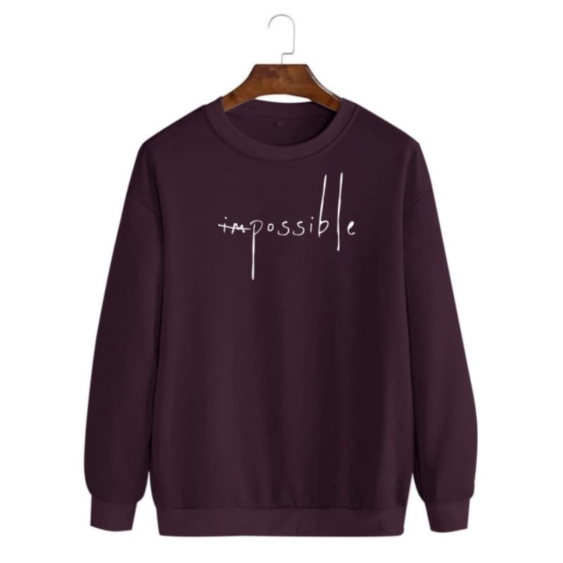 COD/DS/BAJU SWEATER IMPOSSIBLE (M-L)