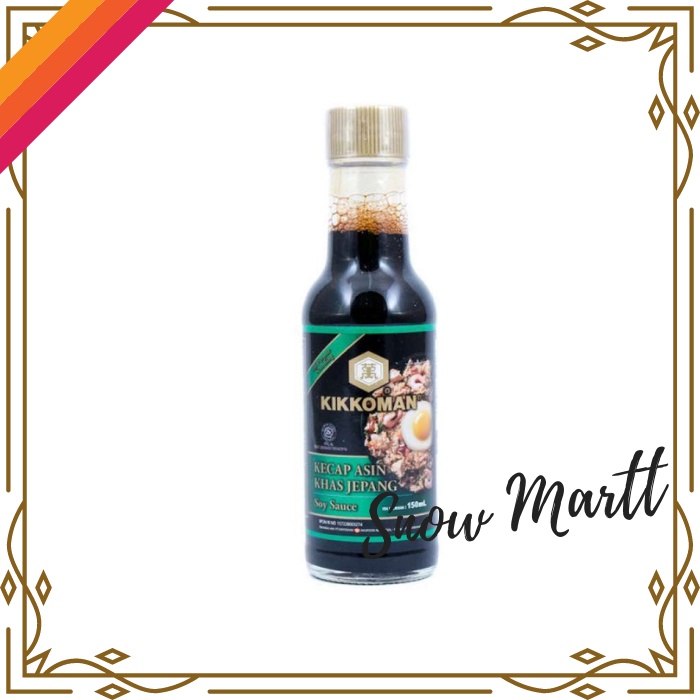 

Kikkoman Kecap Asin Khas Jepang / Japanese Soy Sauce 150ml