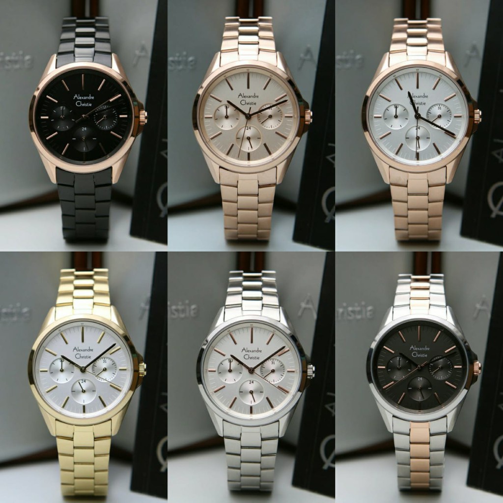 JAM TANGAN WANITA ALEXANDRE CHRISTIE AC 2890.AC2890 STAINLESS.ORIGINAL