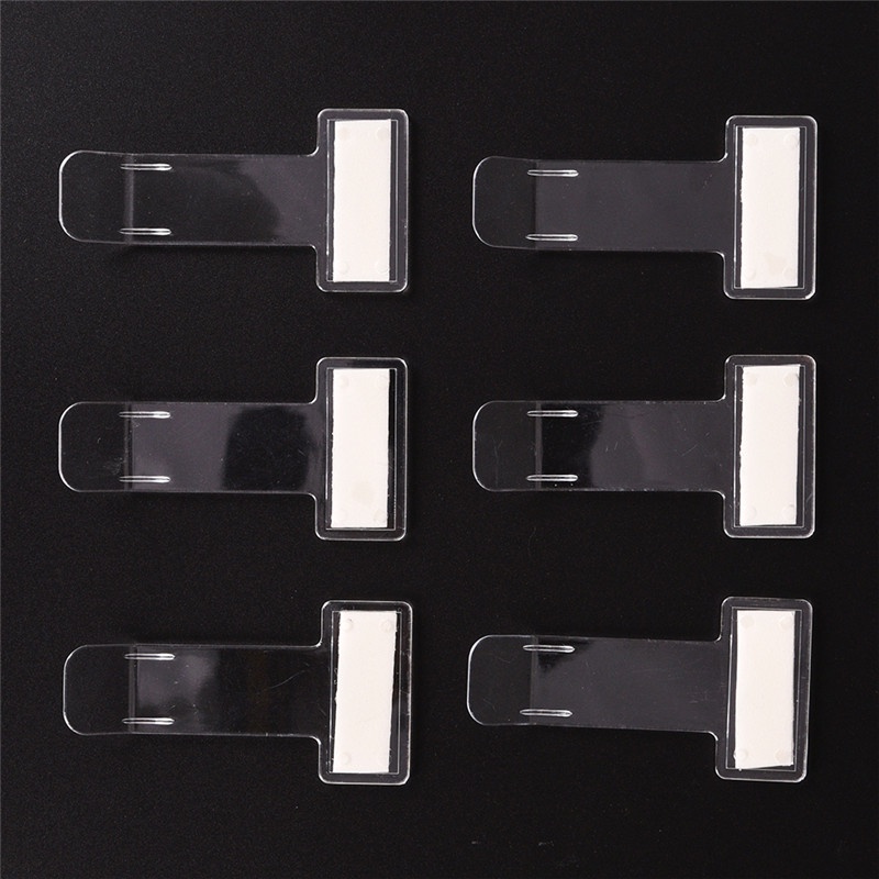 (LUCKID) 5pcs Klip Holder Tiket Parkir Portable Untuk Kaca Depan Mobil