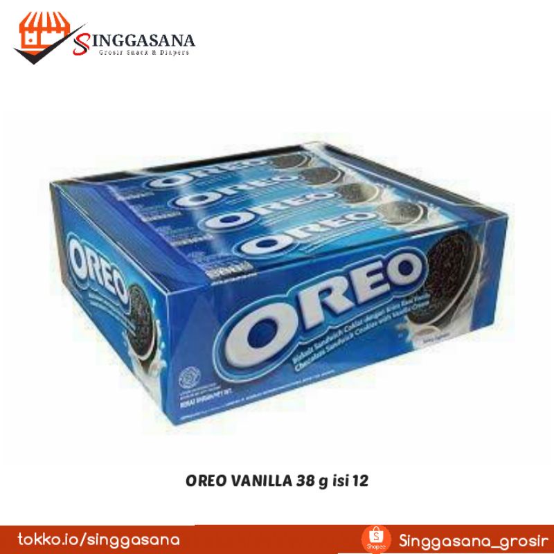 

Oreo Keping Vanilla isi 12 Pcs