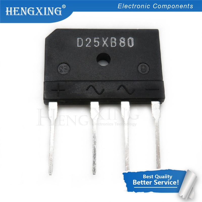 50 Pcs Sirkuit Elektronik D10XB60 D15XB60 D15XB80 D20XB80 D25SB80 D25XB60 GSIB2560 ZIP-4