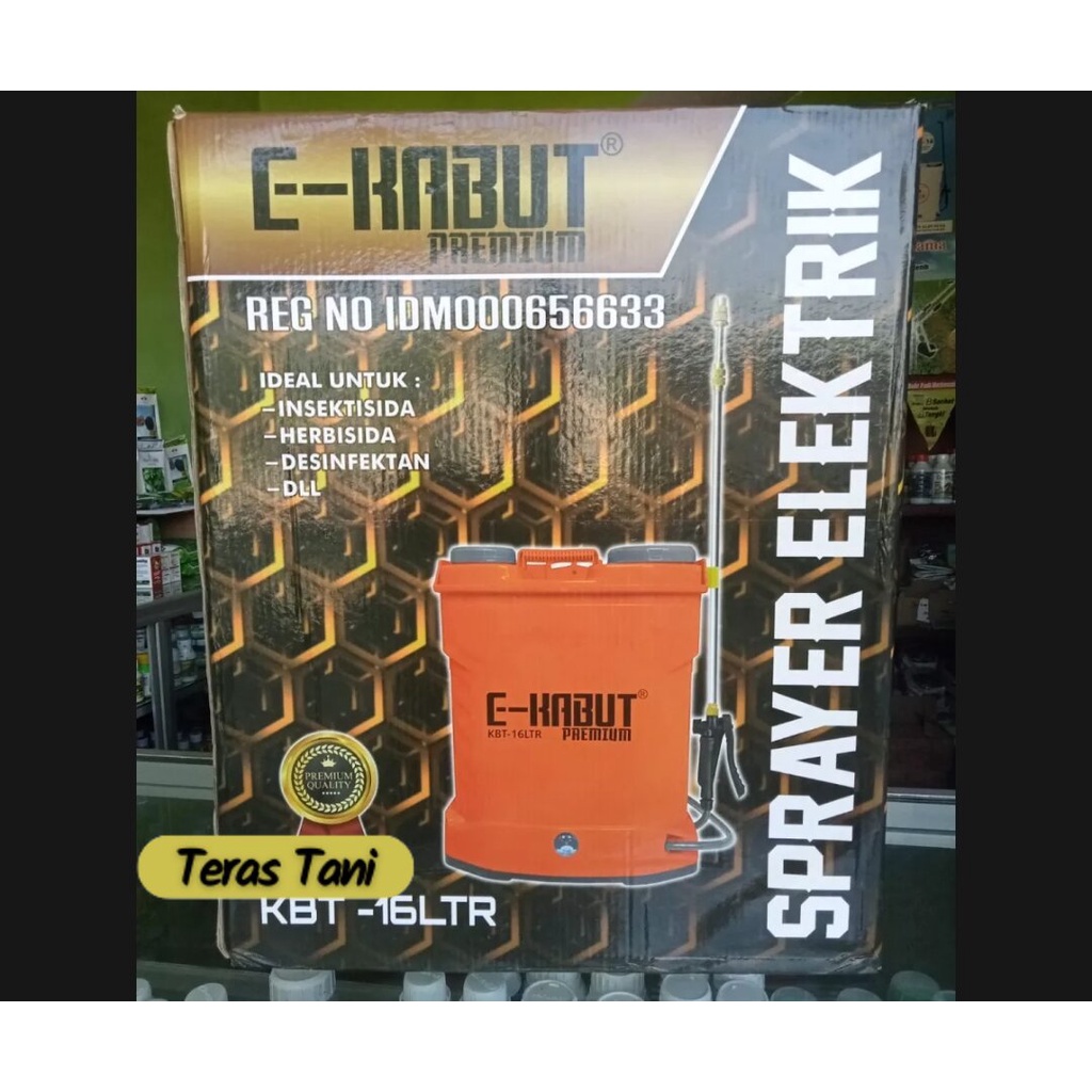 Sprayer E - KABUT premium 16liter / tangki seprayer elektrik cas 16 liter