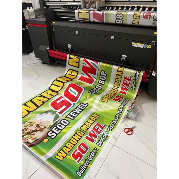 Cetak Kain Satin Spanduk Banner Bebas Custom