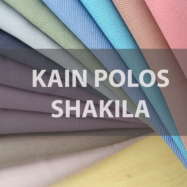 Kain Polos - Kain Polos Shakila (per 0,5 meter) - Mocca