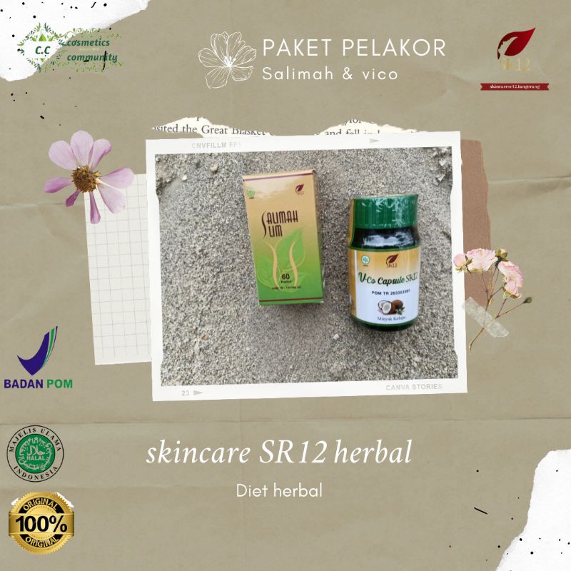 

PAKET PLAKOR SR12 Herbal Menurunkan berat Badan, Memperlancar Pencernaan Diet herbal Obat Pelangsing