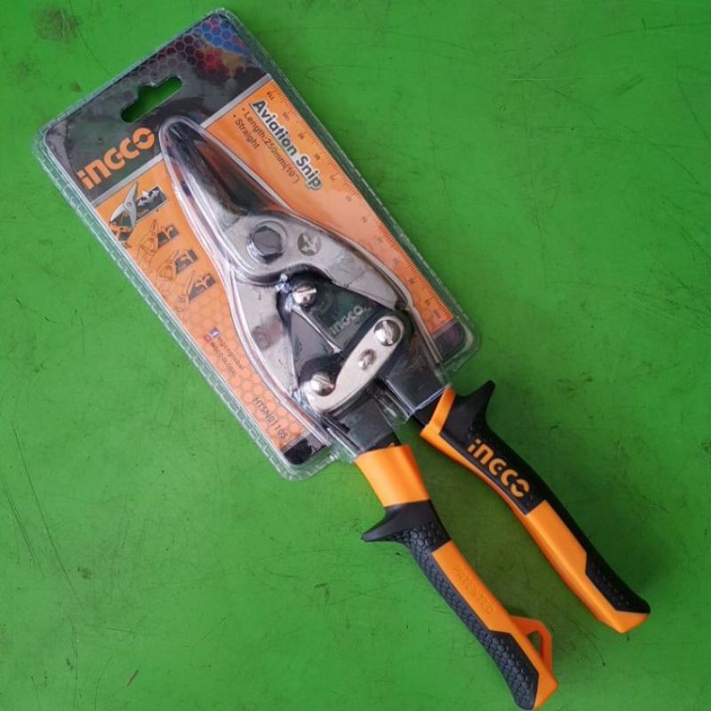 

Gunting puring gagang karet 10" / Gunting seng 10" INGCO HTSN01105