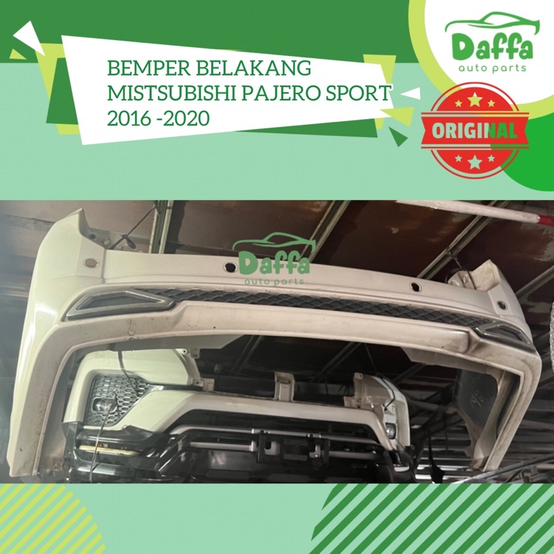 Bemper Bumper Guard Belakang Mobil Mitsubishi Pajero Sport 2016 2017 2018 2019 2020 Original