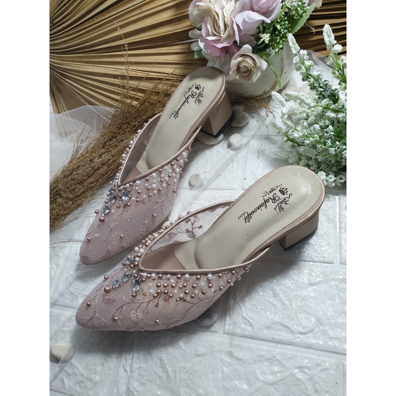 sepatu Julia rosemocca tinggi 5cm