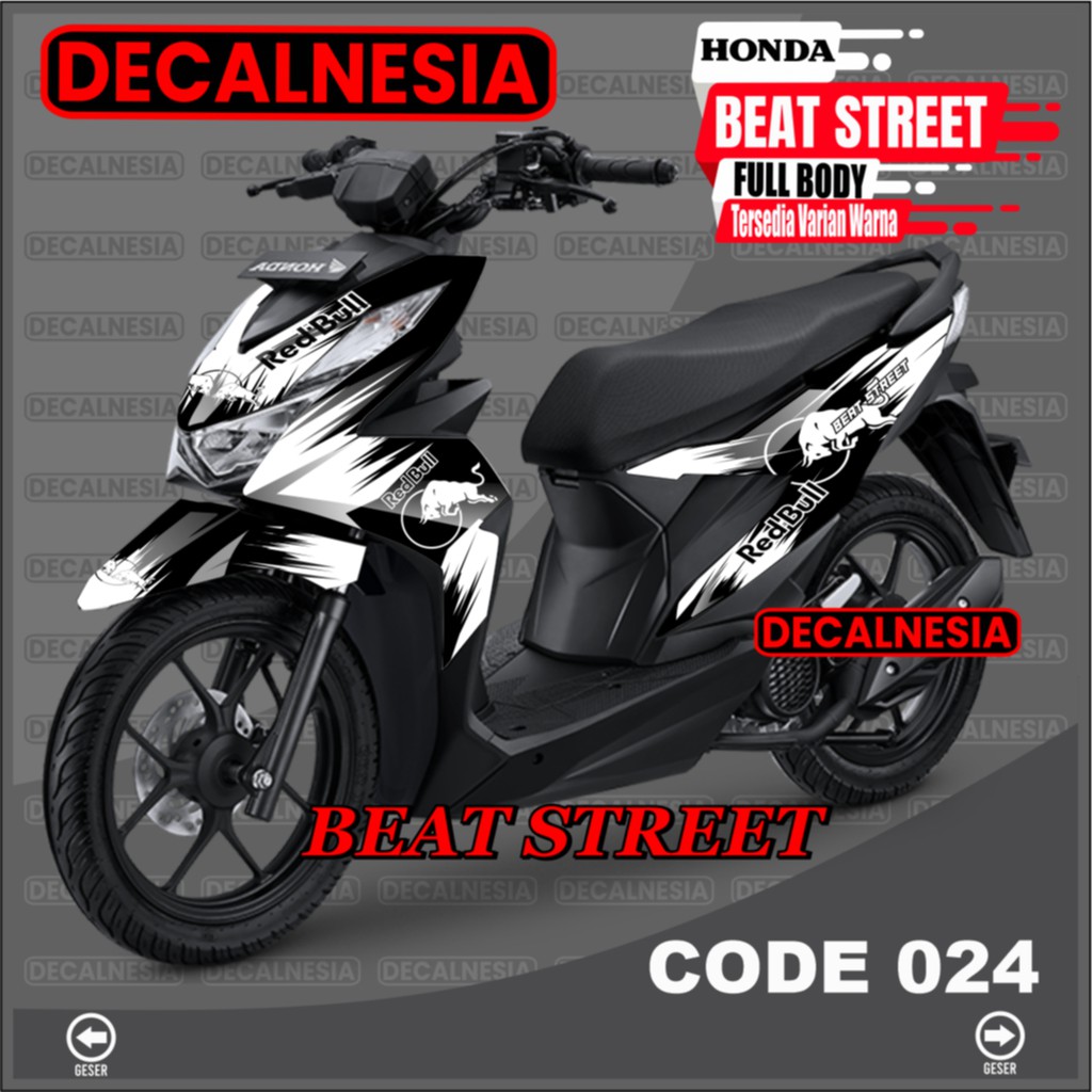 Jual Decal Stiker Beat Street New 2020 2021 Sticker Motor Roadrace Racing Variasi Aksesori Modif FullBody Indonesia Shopee Indonesia
