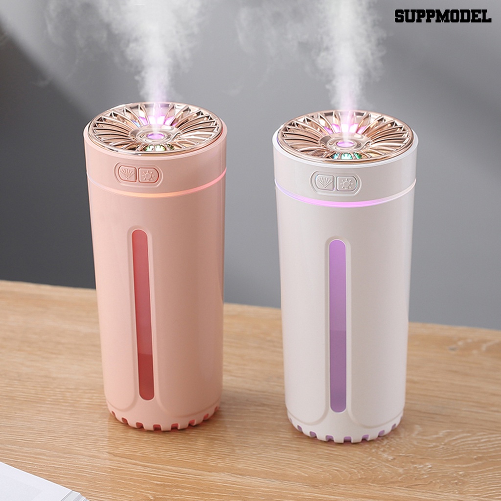 Suppmodel Air Humidifier / Diffuser Aroma Terapi USB Portable Dengan Lampu Warna-Warni Untuk Mobil