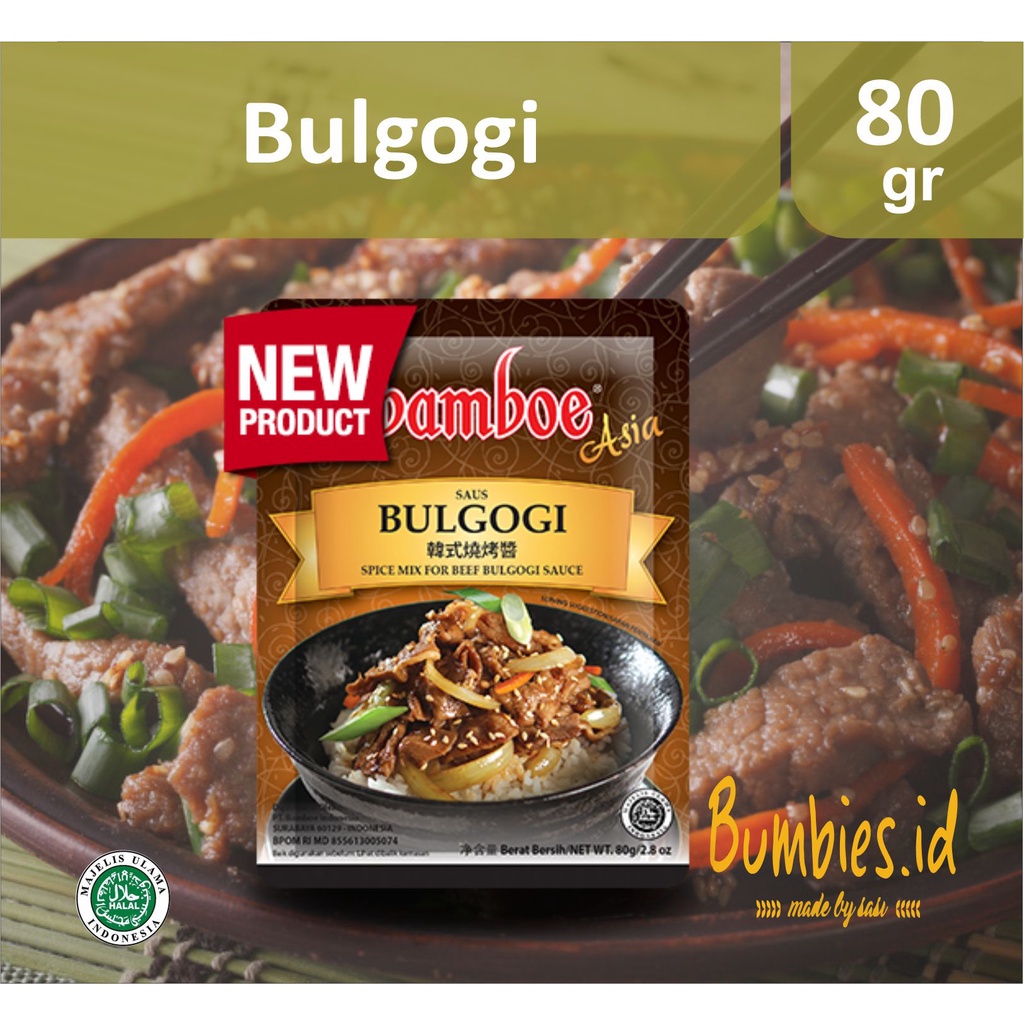 New Produk Bumbu Bamboe Asia Saus Bulgogi