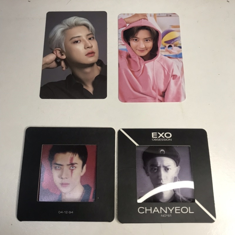 PHOTOCARD CHANYEOL NACIFIC PHOTOFILM CHANYEOL SEHUN OBSESSION