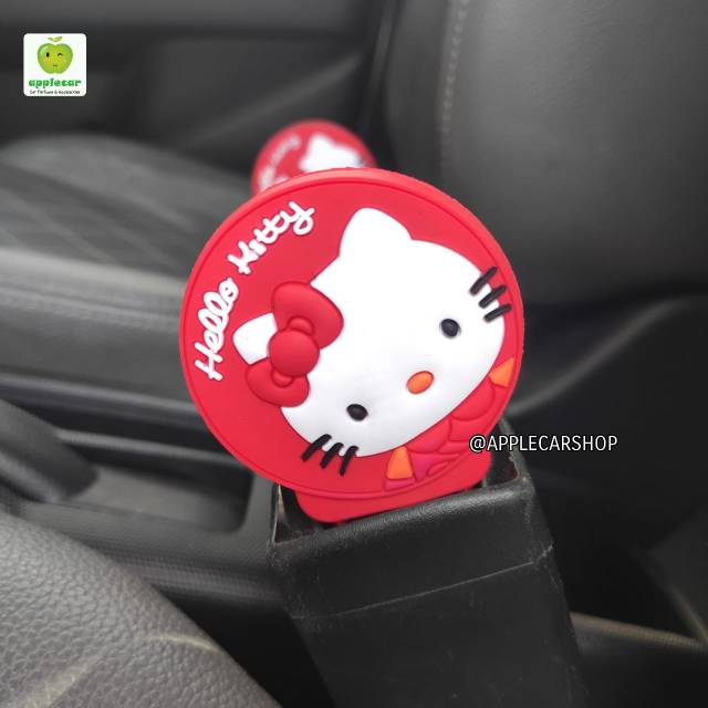 Safetylock Safetybelt Pengunci Alarm Mobil Hello Kitty Merah