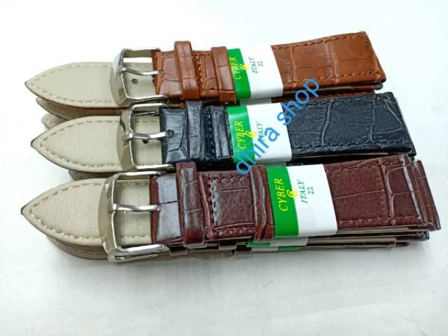 Starp jam tangan GENUINE LEATHER tali jam tangan kulit boises