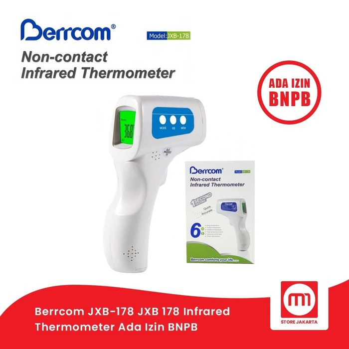 Berrcom JXB-178 JXB 178 Infrared Thermometer Ada Izin BNPB