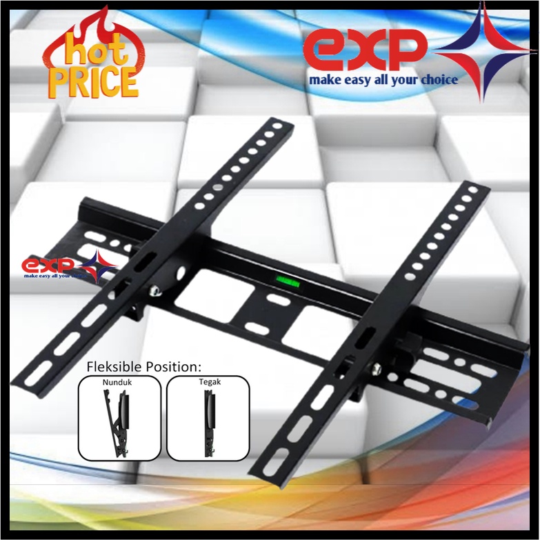 Garansi COCOK!! Bracket TV POLYTRON 32&quot; s/d 55&quot; Waterpas adjustable position