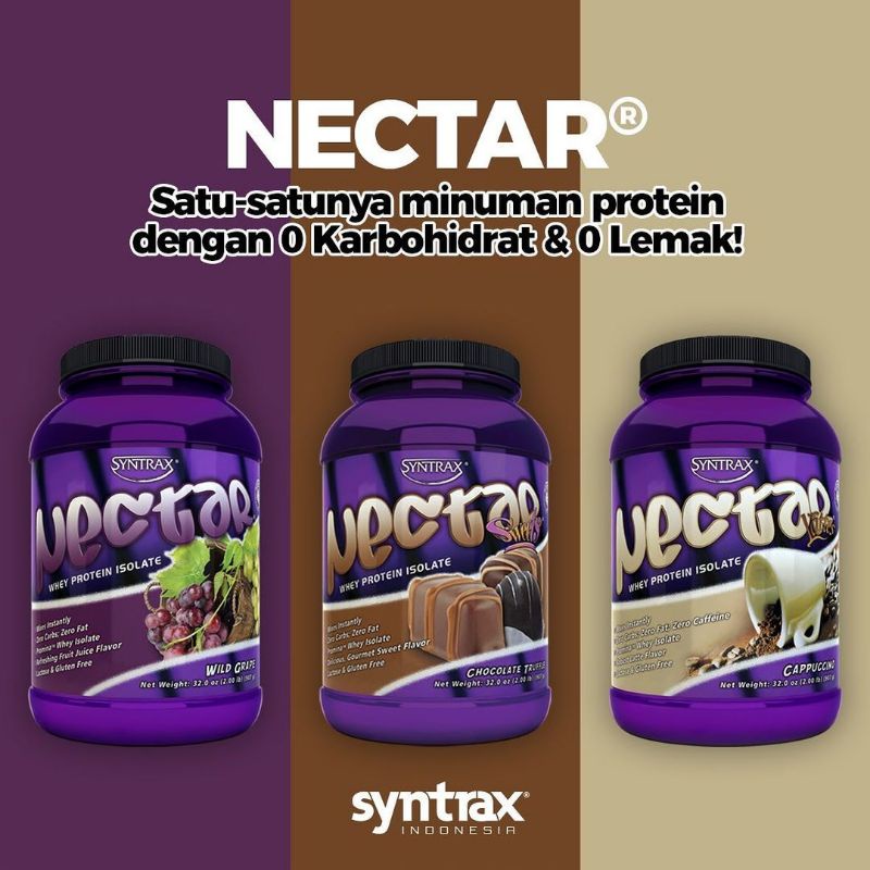 Syntrax Nectar 2 Lbs Whey Protein Isolate Natural Sweetener BPOM